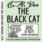 "The Black Cat" by Edgar Allan Poe Quiz and Answer Key for