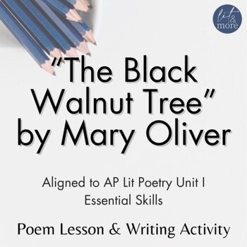 the black walnut tree poem essay