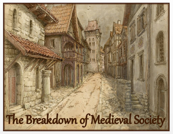 Preview of "The Breakdown of Medieval Society" - Article, Power Point, Activities, Assess.