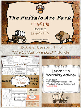 Preview of "The Buffalo Are Back" (Grade 2, Module 2) PowerPoint & Activity Packet