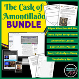 The Cask of Amontillado BUNDLE Irony Digital Escape Room, 