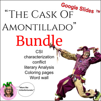 Preview of "The Cask of Amontillado" Bundle of Lessons Unit