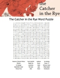 "The Catcher in the Rye" Word Search (Answer Key included)