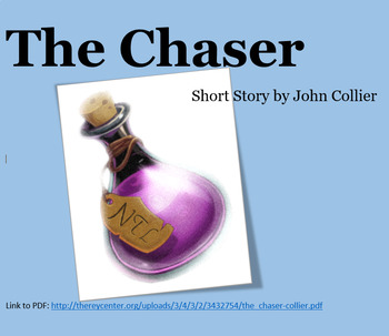 Preview of "The Chaser" Short Story Reading Comprehension & Questions