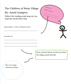 Preview of "The Children of Noisy Village" Chapters 1-4 Reading Road Map
