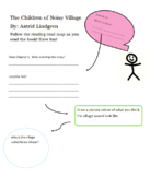 "The Children of Noisy Village" Chapters 1-4 Reading Road Map