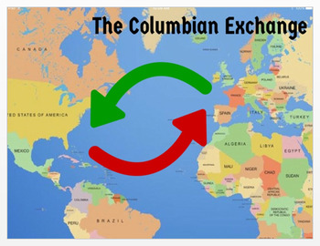 Preview of "The Columbian Exchange" - Article, Power Point, Activities, Assessments  (DL)