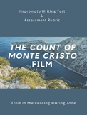 "The Count of Monte Cristo" Film: Writing Impromptu Test &