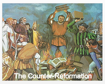 Preview of "The Counter-Reformation" - Article, Power Point, Activities, Assessments