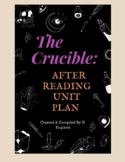 "The Crucible": After Reading Unit Plan & Teacher's Guide