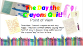 "The Day the Crayons Quit"-Point of View (Drag and Drop)