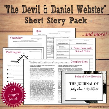 Preview of "The Devil & Daniel Webster" Short Story Pack