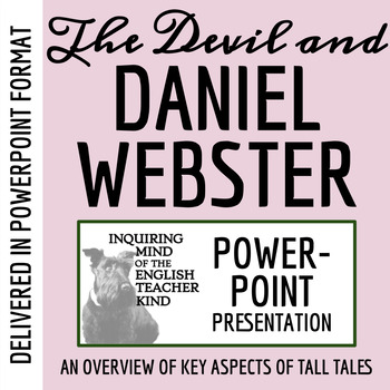 Preview of "The Devil and Daniel Webster" by Stephen Vincent Benet PowerPoint Presentation