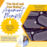 "The Devil and Tom Walker" 8 Argument Prompts