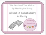 "The Devil and Tom Walker" Vocabulary Activity