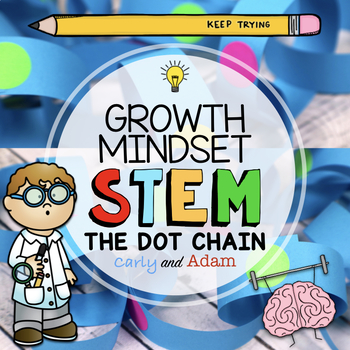 Preview of The Dot Peter Reynolds Paper Chain READ ALOUD STEM™ Activity