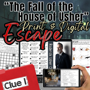 Preview of "The Fall of the House of Usher" Digital and Print Escape