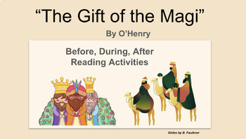 Preview of "The Gift of the Magi" Before, During, After Reading Activities