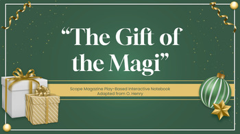 Preview of "The Gift of the Magi" Play Digital Notebook Lesson (2 days)
