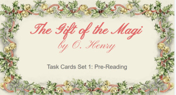Preview of "The Gift of the Magi" Task Cards Set 1: Pre-Reading and Anticipation Guide