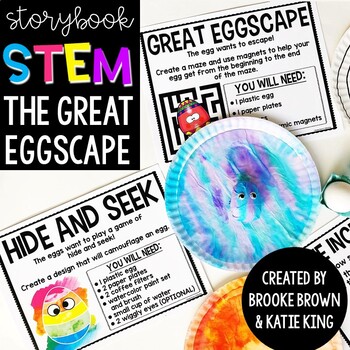 Preview of {The Great Eggscape} Storybook STEM - Easter STEM Challenges and Activities