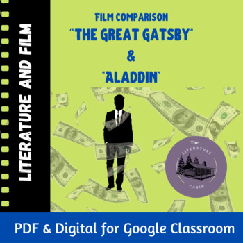 Preview of "The Great Gatsby" & "Aladdin" Film Study & Comparison