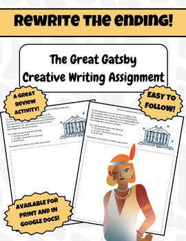 the great gatsby creative writing assignment