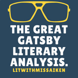 "The Great Gatsby" Literary Analysis