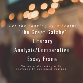 the great gatsby comparative essay