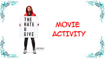 Preview of "The Hate You Give" (Jeopardy + 2 more activities)
