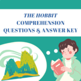 "The Hobbit" Novel Study Comprehension Questions with Answer Key
