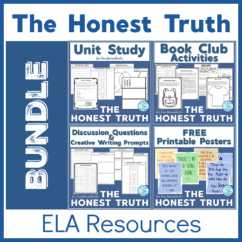 Preview of The Honest Truth ELA Resource Bundle I Print & Digital Versions
