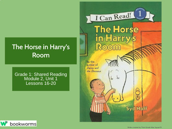 Preview of "The Horse in Harry's Room" Google Slides- Bookworms Supplement