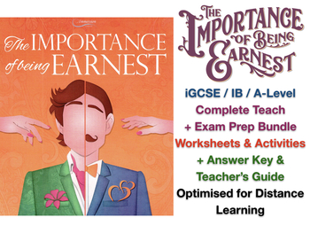 Preview of "The Importance of Being Earnest" (Wilde) - IB / A-Level TEACH Bundle + ANSWERS