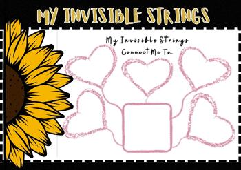 Preview of 'The Invisible String' by Patrice Karst Art Resource with Lesson Plan