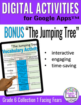 Preview of "The Jumping Tree" Digital Activities Collections Grade 6