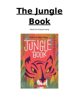 Preview of "The Jungle Book" Novel Study/Literature Circle Questions and Vocabulary