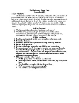 the kite runner essay pdf
