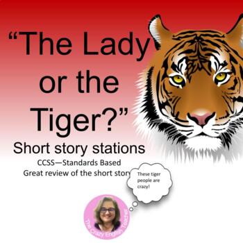 Preview of "The Lady or the Tiger?"  Short Story Stations digital resource