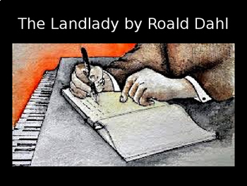 Preview of "The Landlady" by Roald Dahl Unit Bundle