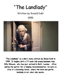 "The Landlady" by Ronald Dahl Objective Test