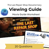"The Last Repair Shop" Movie Guide Sub Plan Printable Worksheet