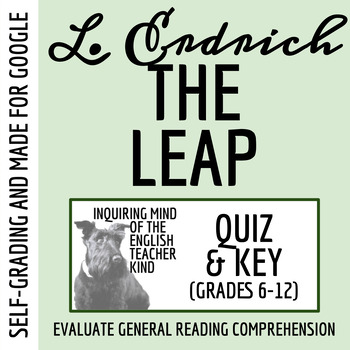 Preview of "The Leap" by Louise Erdrich Quiz and Answer Key for Google Drive