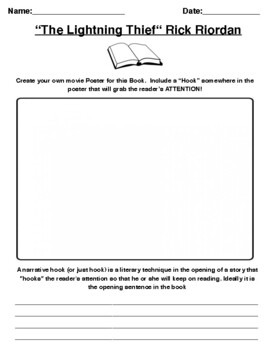 the lightning thief worksheets teaching resources tpt