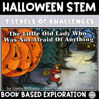 Preview of (The Little Old Lady Who Was Not Afraid of Anything) Halloween STEM Activities