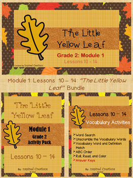 Preview of "The Little Yellow Leaf" Bundle - PowerPoint & Activity Packet