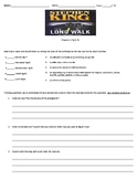 “The Long Walk” by Stephen King Worksheets, Art Projects, 