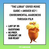 "The Lorax" (2012) Movie Guide + Answer Key | Environmenta