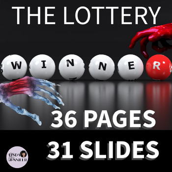 Preview of "The Lottery" Shirley Jackson, short stories with comprehension questions