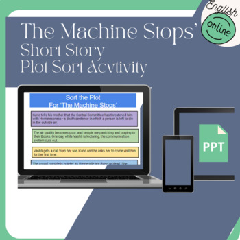 Preview of 'The Machine Stops' Short Story Organise the Plot Post-Reading Activity